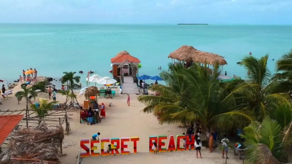 secret beach belize GO San Pedro Rental